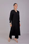 Veshbhoshaa Bluesaanchi Women'S Black Kurti With Trouser Pajama Set
